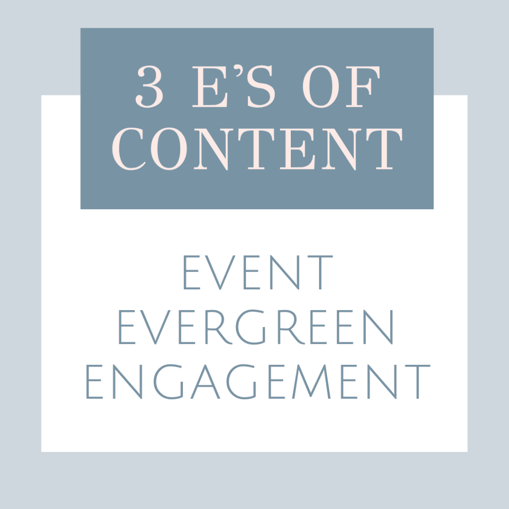 Content Tip, Event Evergreen Engaging Content